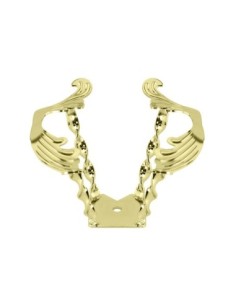 3D Wing Steering Wheel Gold.